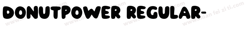 DonutPower Regular字体转换